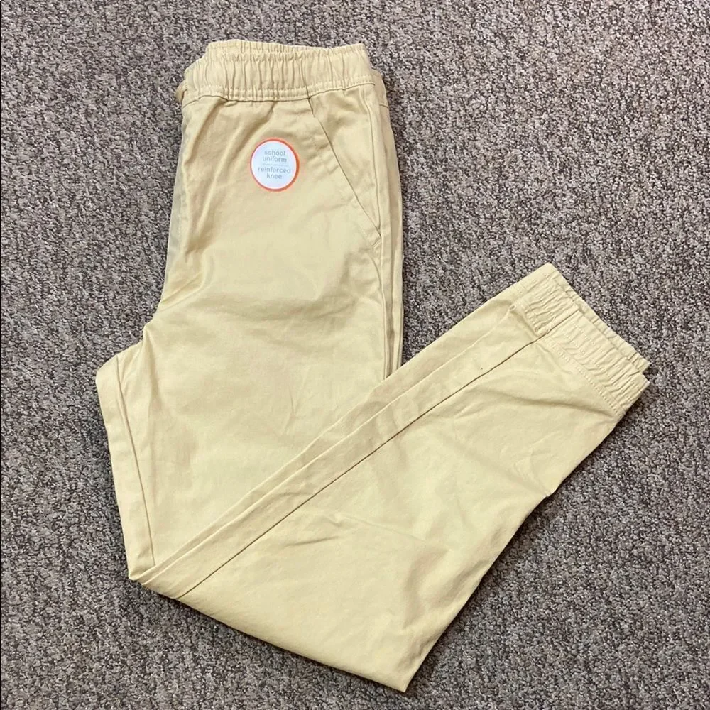 10/$50 Wonder Nation Unisex School Uniform Knee Kids Tan Bottoms Size XXL (18)